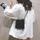 【高品質】秋冬 PU マグネット 斜め掛け 無地 韓国 通販 シンプル 大容量 ショルダーバッグ·ハンドバッグ