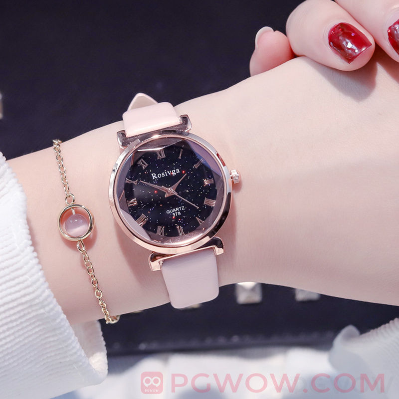 ファッションカジュアルビジネスシンプル防水深度30ｍレザークォーツ時計ラウンドブラウン系ブルー系ブラック系ピンク系ホワイト系合金腕時計