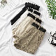 合成繊維ファッションカジュアル春夏ホワイトブラックカーキアプリコットハイウエストショート丈（3分4分丈）無地ショートパンツ