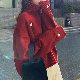 ポリエステル長袖シンプルファッションカジュアルショート丈秋冬ハイネックプルオーバー刺繍無地セーター・カットソー