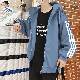 【着回し力抜群】韓国 通販 サイト 安い シンプル トレンド ファッション カジュアル フード付き シングル ブレスト 無地 アウター