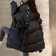 ファッションカジュアル韓国系スタンドネックジッパー無地綿コート