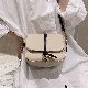 【激安販売中】韓国 ファッション オールシーズン PU マグネット 肩掛け斜め掛け 配色 OL/通勤 レトロ スウィート シンプル ショルダーバッグ·ハンドバッグ