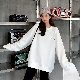 ゆったり大きいサイズ韓国ファッションレディースパーカー