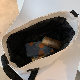 【数量限定】韓国 ファッション 帆布 マグネットハンドバック 肩掛け斜め掛け 無地 カジュアル シンプル 大容量 ショルダーバッグ · ハンドバッグ