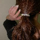 母の日  ギフト  2色  幾何  レトロ  スウィート  シンプル  ラインストー  キュート  サークル  髪飾り  アクセサリー  合金
