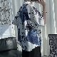 【人気沸騰】ファッション 韓国系 デザイン溢れる 涼しい 夏に対応 つるつる スクエアネック シングルブレスト トップス メンズ 激安 通販