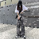 ストリート系韓国系オールシーズンプリント配色グラデーション色カジュアルパンツ