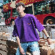 【今季マストバイ】韓国 ストリート メンズ ファッション カジュアル 韓国系 夏 ラウンドネック プルオーバー プリント トップス tシャツ