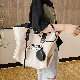 【大人可愛い】韓国の通販 オールシーズン PU マグネット 肩掛け プリント アルファベット カジュアル シンプル 大容量 ショルダーバッグ·ハンドバッグ