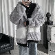 【好感度UP】カジュアル ジッパー 秋冬 フード付き ファッション 配色 ファッション 韓国 通販 サイト メンズ シンプル ファスナー 長袖 アウター