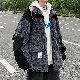 ファスナージッパー長袖ファッション韓国 通販 サイト メンズカジュアル折り襟秋冬シンプル配色アウター