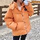 【人気集中アイテム】レディース 韓国 通販 ファッション ボタン フード付き 無地 秋冬 長袖 ジッパー シンプル 綿コート