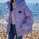 【人気集中アイテム】レディース 韓国 通販 ファッション ボタン フード付き 無地 秋冬 長袖 ジッパー シンプル 綿コート