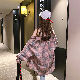 コットンポリエステル長袖シンプルファッション春夏秋折り襟カーディガンブルーピンクチェック柄ボタンニットカーディガン・シャツカーディガン