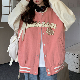 【今季大注目のアップ】韓国風ファッション 配色 シングル ブレスト 長袖 Vネック 秋 シンプル ジャケット