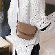 秋冬PUマグネット斜め掛け無地カジュアルレトロファッション大容量ショルダーバッグ·ハンドバッグ
