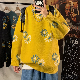 【激安販売中】長袖 ファッション カジュアル ラウンドネック プルオーバー プリント セーター