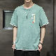 半袖 t シャツ メンズ シンプルカジュアル ラウンドネックプルオーバープリントアルファベットプリントTシャツ・POLOシャツ