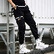 メンズファッション 人気 ストリート系 韓国 スパンデックス シンプル カジュアル レギュラー ウエスト レギュラー丈 無地 カジュアルパンツ