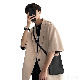 ポリエステル 半袖 シンプル 韓国系 一般 一般 春夏秋 折り襟 シングルブレスト 無地 ボタンジャケット