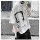 【韓国 通販】メンズ コーデ 夏 fashion 古着 メンズ 半袖 和風 折襟 プルオーバー プリント プリントシャツ