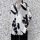 【流行りの服】古着 韓国 メンズ ファッション ポリエステル 半袖 シンプル 春 夏 折り襟 シングルブレスト 配色シャツ