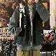 【見逃し厳禁】冬 メンズ コート 長袖 シンプル レイヤード ストリート系 フード付き ジッパー ストラップ 配色 ジャケット