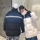 【人気上昇中】ストリート ファッション 通販 安い カジュアル 韓国系 冬 スタンドネック ジッパー ファスナー ノームコア モード ポリエステル 綿コート・ダウンジャケット