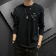 【お買い得】メンズファッション 人気 カッコイイ 韓国 ストリート系 長袖 シンプル ラウンドネック プルオーバー プリント アルファベット Tシャツ・POLOシャツ