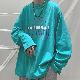 【人気を獲得♡】ファッション 人気 カッコイイ 韓国 ストリート系 メンズ トレーナー 大きいサイズあり おしゃれ 長袖 ラウンドネック コットン シンプル 秋 春 アルファベット プリントTシャツ・POLOシャツ