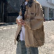 長袖 ファッション カジュアル レトロ ストリート系 韓国系 一般 一般 春 秋 折り襟 ボタン チェック柄 配色 ボタン レイヤード / 重ね着風 ポリエステルジャケット