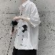 メンズ ファッションシャツ メンズ 長袖 シンプル 韓国ファッション オシャレ 服 一般 一般 春夏 折り襟 シングルブレスト プリント なし モード メンズシャツ