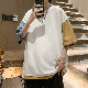 Tシャツ・POLOシャツ シンプル カジュアル 韓国ファッション オシャレ 服 春夏 メンズ その他 半袖 一般 一般 ラウンドネック プルオーバー なし 配色