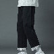 カジュアルパンツシンプルファッションカジュアル韓国ファッション オシャレポリエステルホワイトアイボリーブラックプリント20~40代レギュラーウエストロング丈チェック柄