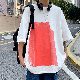 Tシャツ・POLOシャツ カジュアル 韓国ファッション オシャレ 服 シンプル ファッション 夏 服 メンズ ポリエステル 半袖   ラウンドネック プルオーバー  配色