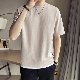 【好感度UP】Tシャツ メンズファッション 人気 カッコイイ ストリート系 ラウンドネック 配色  プルオーバー  夏服 半袖