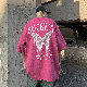 【お買い得】Tシャツ 人気 カッコイイ メンズ レトロ 半袖 ラウンドネック プリント アルファベット