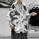 シャツ シンプル 韓国ファッション オシャレ 服 オールシーズン 五分袖 一般 一般 その他 シングルブレスト なし 無地