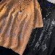 Tシャツ・POLOシャツ 韓国ファッション オシャレ 服 夏 服 一般 ラウンドネック プルオーバー プリント プリント その他 シンプル ファッション モード系 カジュアル レトロ トレンド 定番