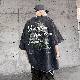 【超人気Tシャツ2点セット】韓国ファッション 人気 カッコイイ ストリート系 メンズ ラウンドネック プルオーバー プリント