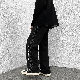 [新品殺到 ]デニムパンツ シンプル ファッション カジュアル ストリート系 定番 韓国ファッション オシャレ 夏 プリント レギュラーウエスト ロング丈 アルファベット チェック柄 プリント