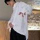 シャツ シンプル 韓国ファッション オシャレ 服 春 服 秋  服 ポリエステル 長袖 一般 一般 折り襟 ボタン なし 無地