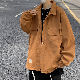 ジャケットシンプルファッションカジュアルレトロストリート系キレカジ韓国ファッション オシャレ 服メンズその他長袖一般一般折り襟ボタンボタン無地