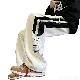 カジュアル パンツ ファッション ストライプ 切り替え 配色 春秋 ハイストリート ルーズ ハイウエスト スポーツ ロング パンツ