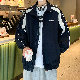 カーディガン カジュアル 韓国ファッション オシャレ 服 ナチュラル シンプル ファッション 秋  服 メンズ ポリエステル 長袖 一般 一般 折り襟 ジッパー ファスナー 配色