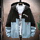 【好評発売中】ジャケット メンズファッション 人気 カッコイイ フード付き ジッパー アルファベット 配色