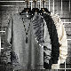 パーカー・トレーナーシンプル韓国ファッション オシャレ 服メンズ長袖ラウンドネックプルオーバーなし20~40代無地配色