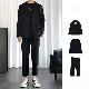 ブラック/スーツ+ブラック/長袖/Tシャツ+ブラック/パンツ