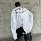 カジュアル シャツ 3カラー展開 ストリート系 プリント 無地 長袖 ラウンドネック デザインニッチ  Tシャツ